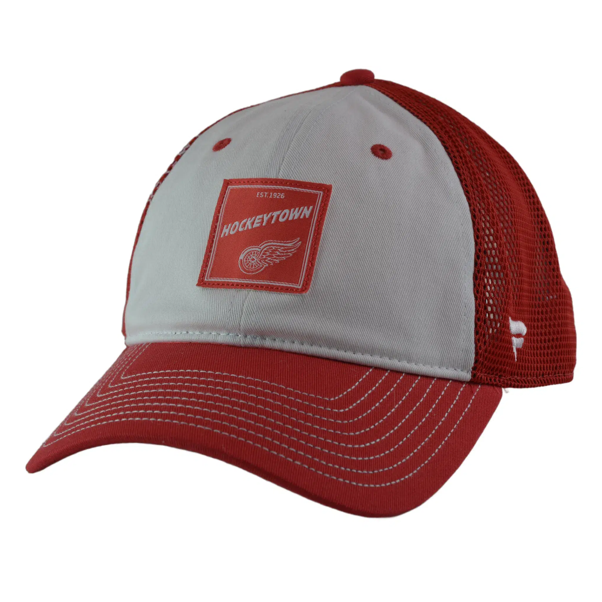 Detroit Red Wings Hockeytown NHL Team Mesh Back Hockey Hat by Fanatics