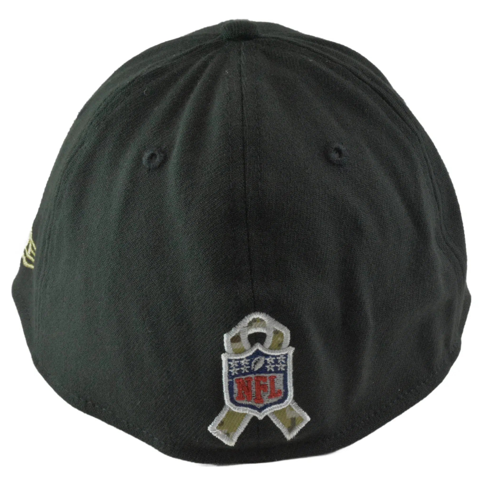 New Orleans Saints New Era 39THIRTY NFL Salute to Service Black & Camo Football Flex Fit Hat