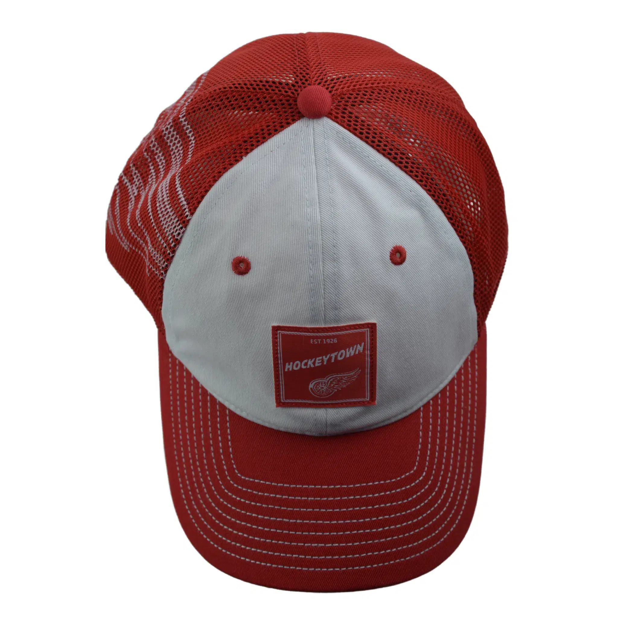 Detroit Red Wings Hockeytown NHL Team Mesh Back Hockey Hat by Fanatics