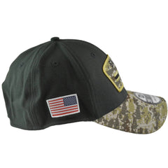 New Orleans Saints New Era 39THIRTY NFL Salute to Service Black & Camo Football Flex Fit Hat