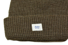 Katin Wade Waffle Knit Beanie Winter Watch Cap – Dark Brown Heather
