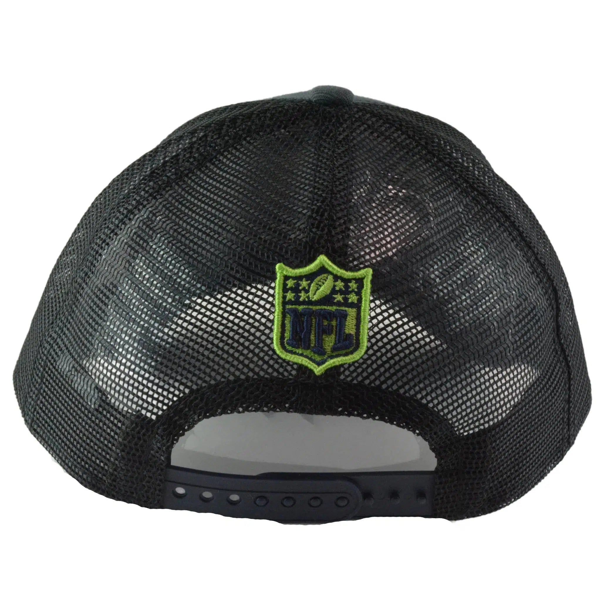 Seattle Seahawks New Era 9FORTY NFL Draft 2 Tone Gray & Blue Trucker Hat