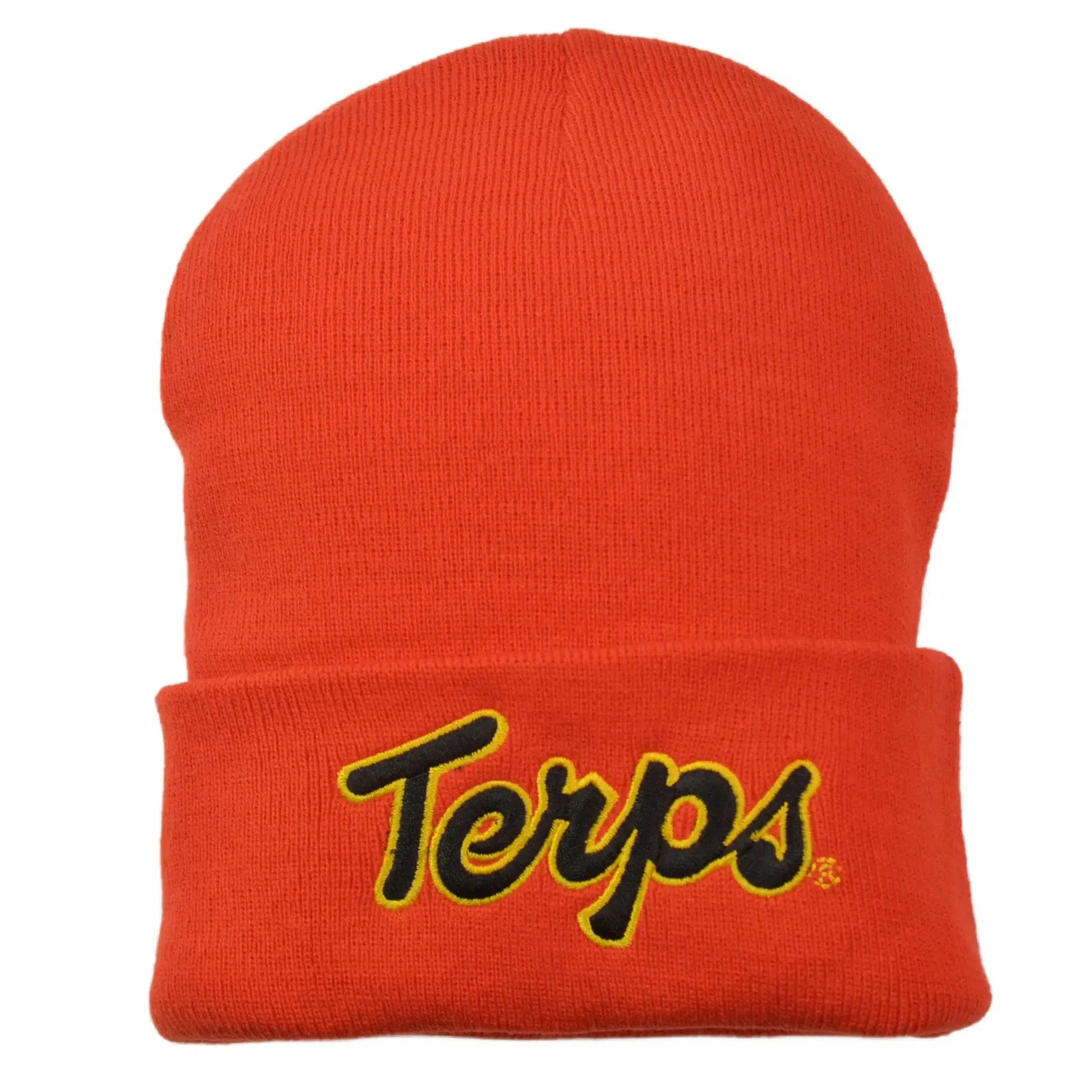 Maryland Terrapins "Terps" NCAA Team Logo Knit Cuffed Beanie Winter Hat Watch Cap