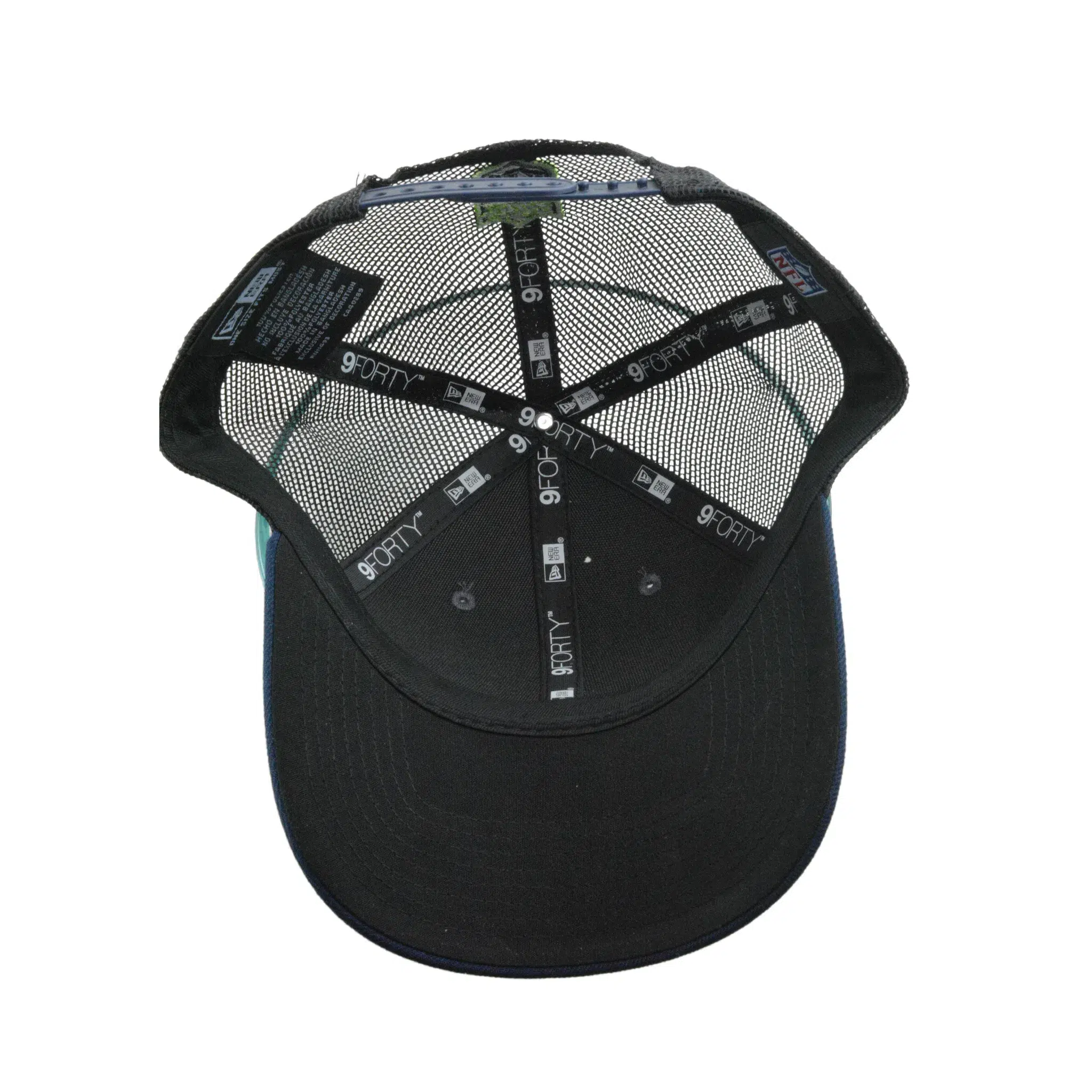 Seattle Seahawks New Era 9FORTY NFL Draft 2 Tone Gray & Blue Trucker Hat