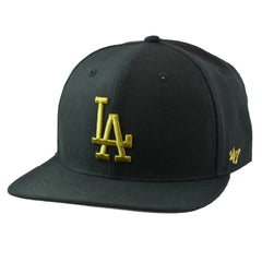 Los Angeles Dodgers MLB '47 No Shot Captain Black Snapback Hat