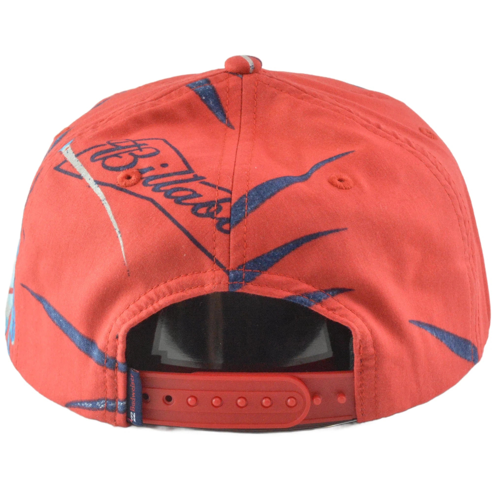 Billabong Vacay Budweiser Insignia Logo Red Adjustable Snapback Hat