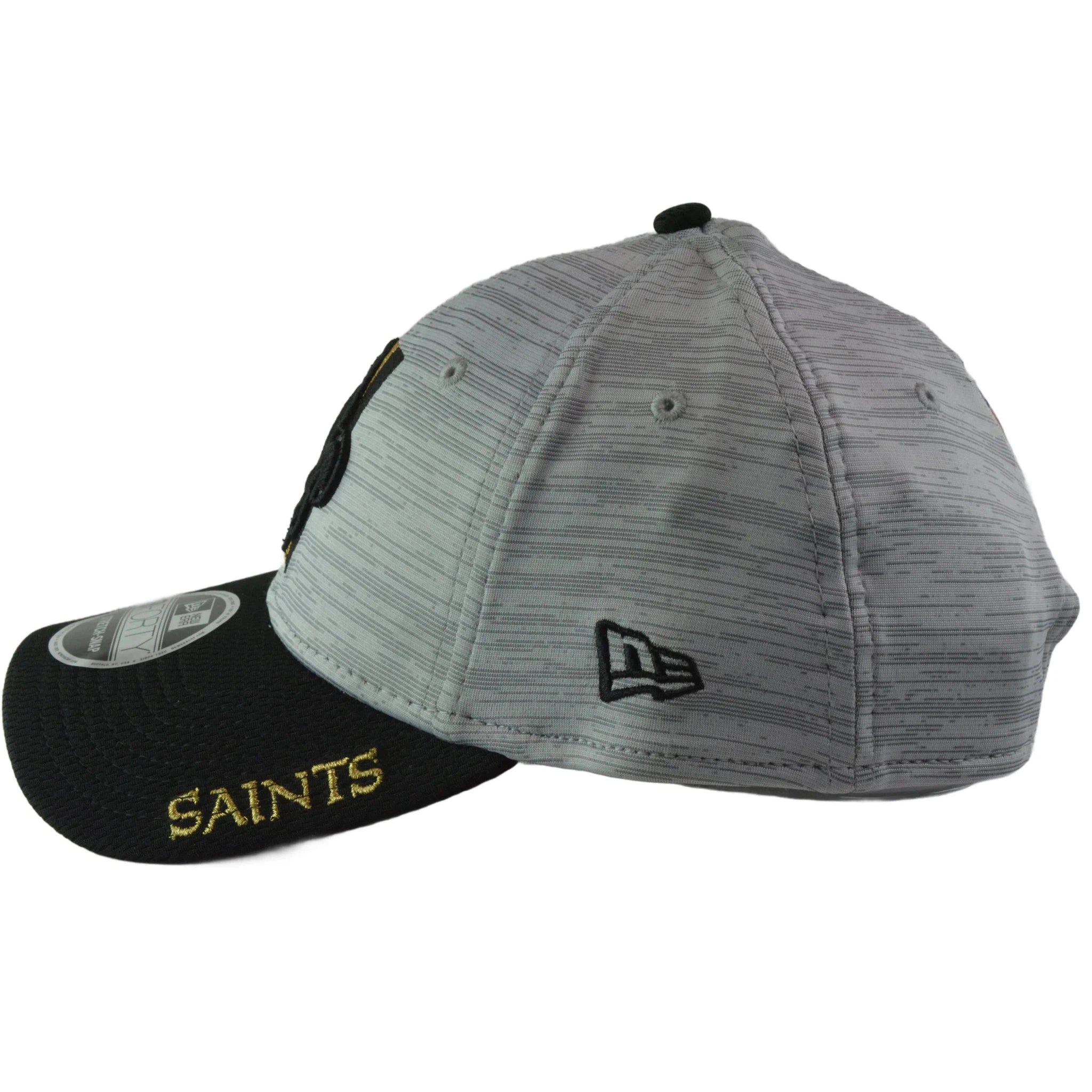 New Orleans Saints New Era 9FORTY NFL Training Camp Gray & Black Adjustable Hat