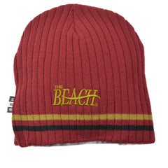 Longbeach State Beach BBH NCAA Primary Logo Striped Ribbed Beanie Winter Knit Hat