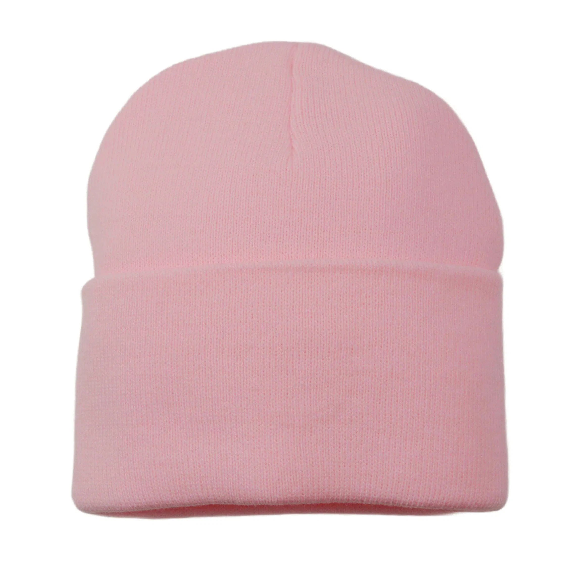 Pittsburgh Steelers Officially Licensed NFL Team Knit Cuffed Pink Beanie, Winter Hat