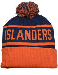 New York Islanders Lighthouse Cuffed Knit Pom Winter Hat by Fanatics