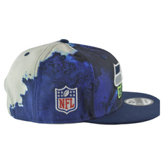 Seattle Seahawks New Era 9FIFTY NFL Ink Dye Adjustable Men's Snapback Hat