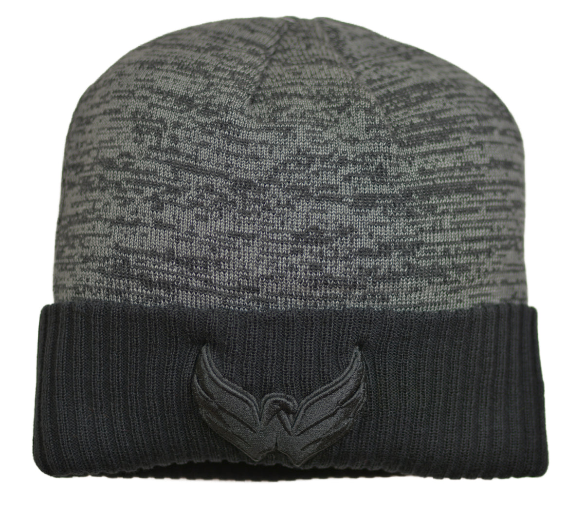 Washington Capitals Fanatics Black & Gray Tonal NHL Cuffed Knit Winter Hat