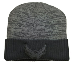 Washington Capitals Fanatics Black & Gray Tonal NHL Cuffed Knit Winter Hat