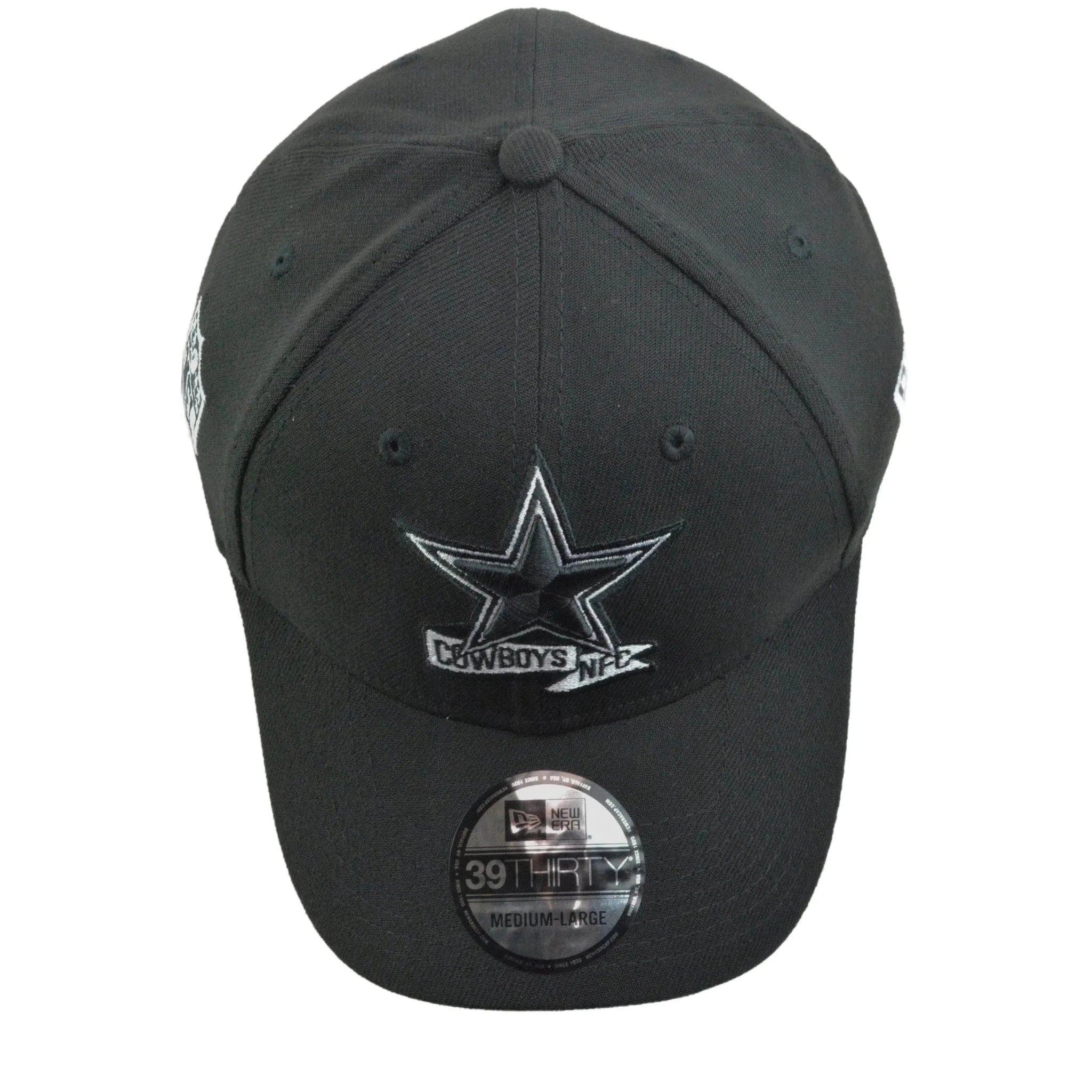 Dallas Cowboys New Era 39THIRTY NFL Sideline Coaches Flex Fit Black Football Hat