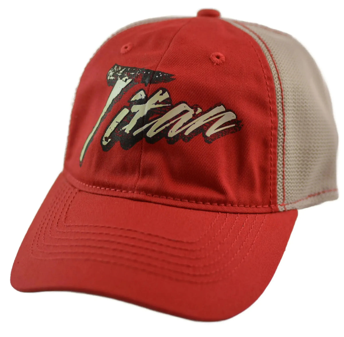 CCM Retro Titan Hockey Stick Brand Flexfit Mesh Back Hockey Hat