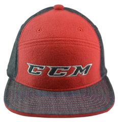 CCM Hockey Lifestyle Apparel Denim & Flannel Camper CCM Logo Hockey Cap