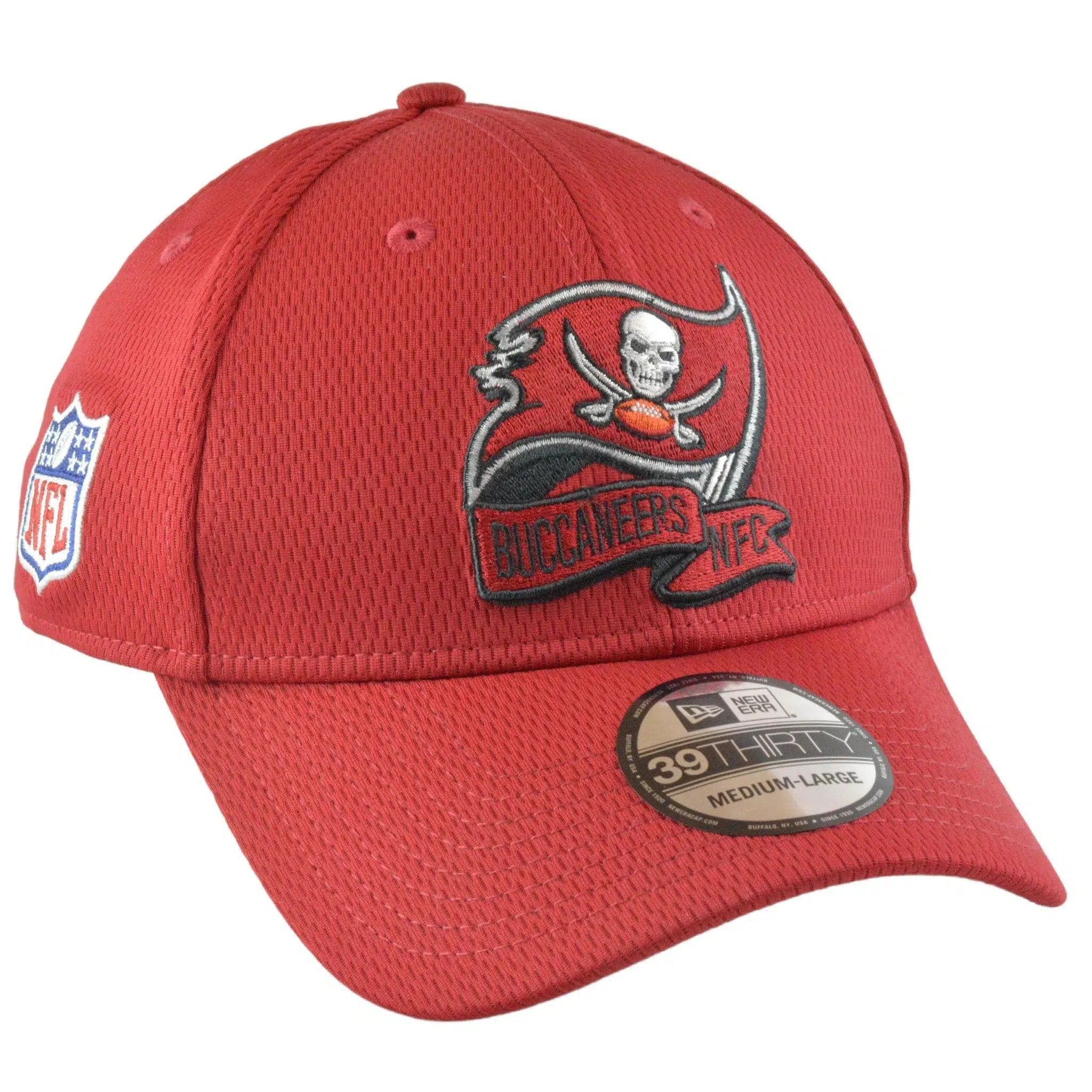 Tampa Bay Buccaneers New Era 39THIRTY NFL Sideline Coaches Flex Fit Red Football Hat