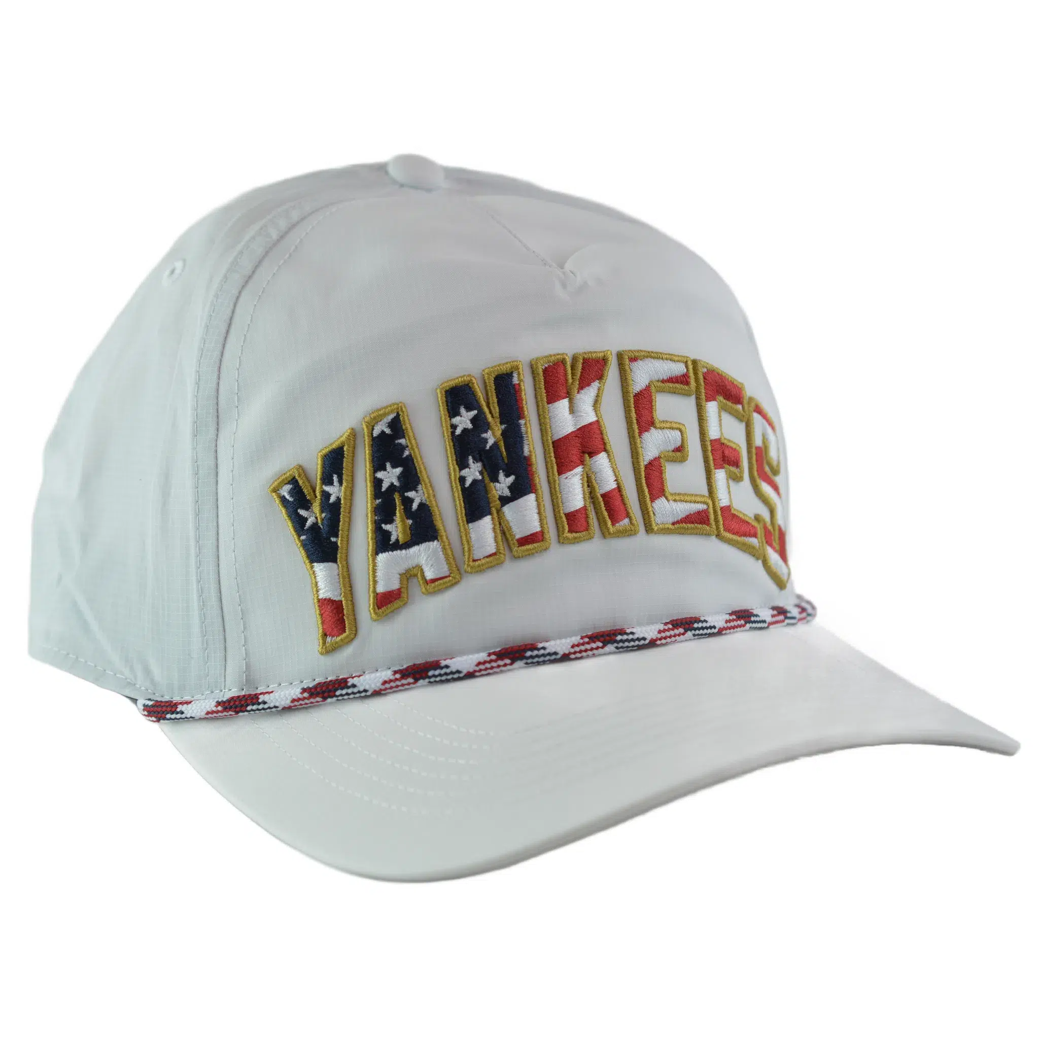 New York Yankees '47 Stars & Stripes Flag Flutter Hitch Adjustable Lightweight MLB Captains Hat