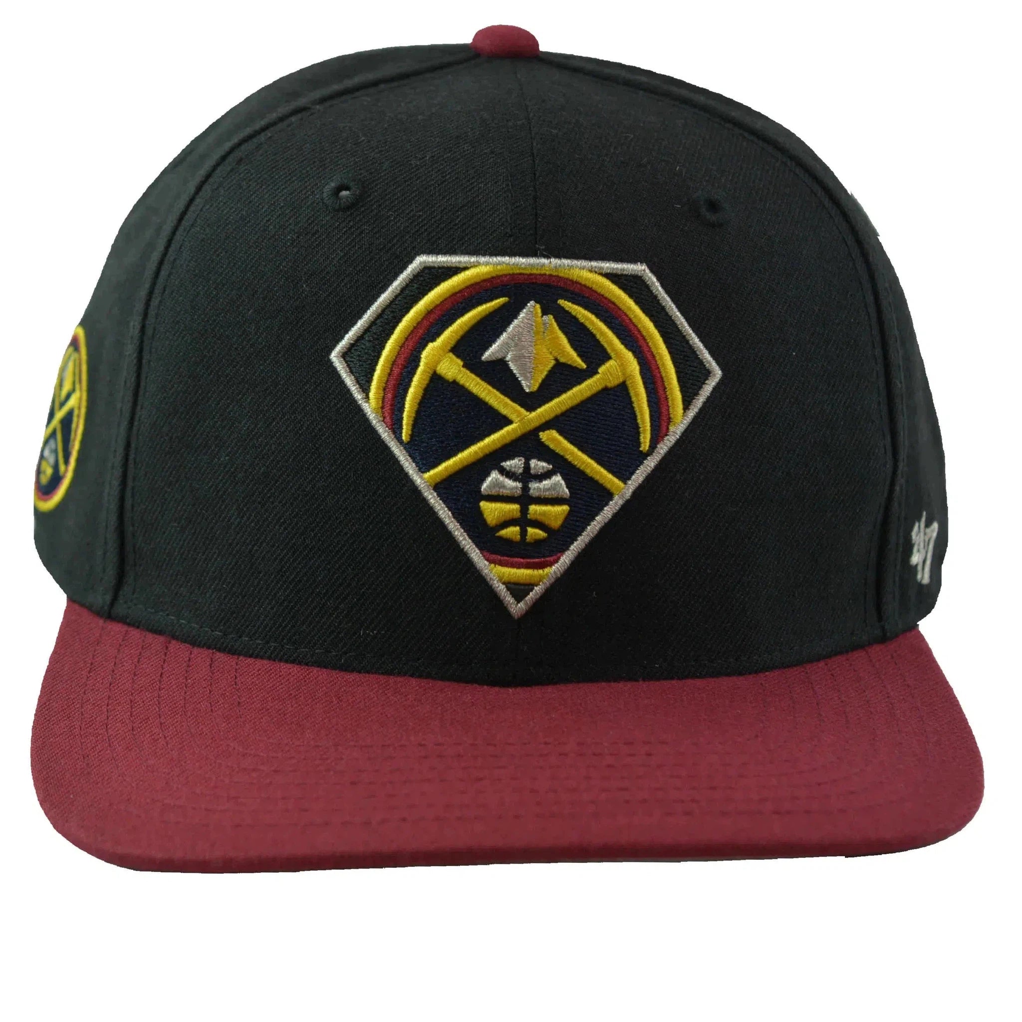 Denver Nuggets 47 NBA Carat 2Tone Captain Snapback Hat