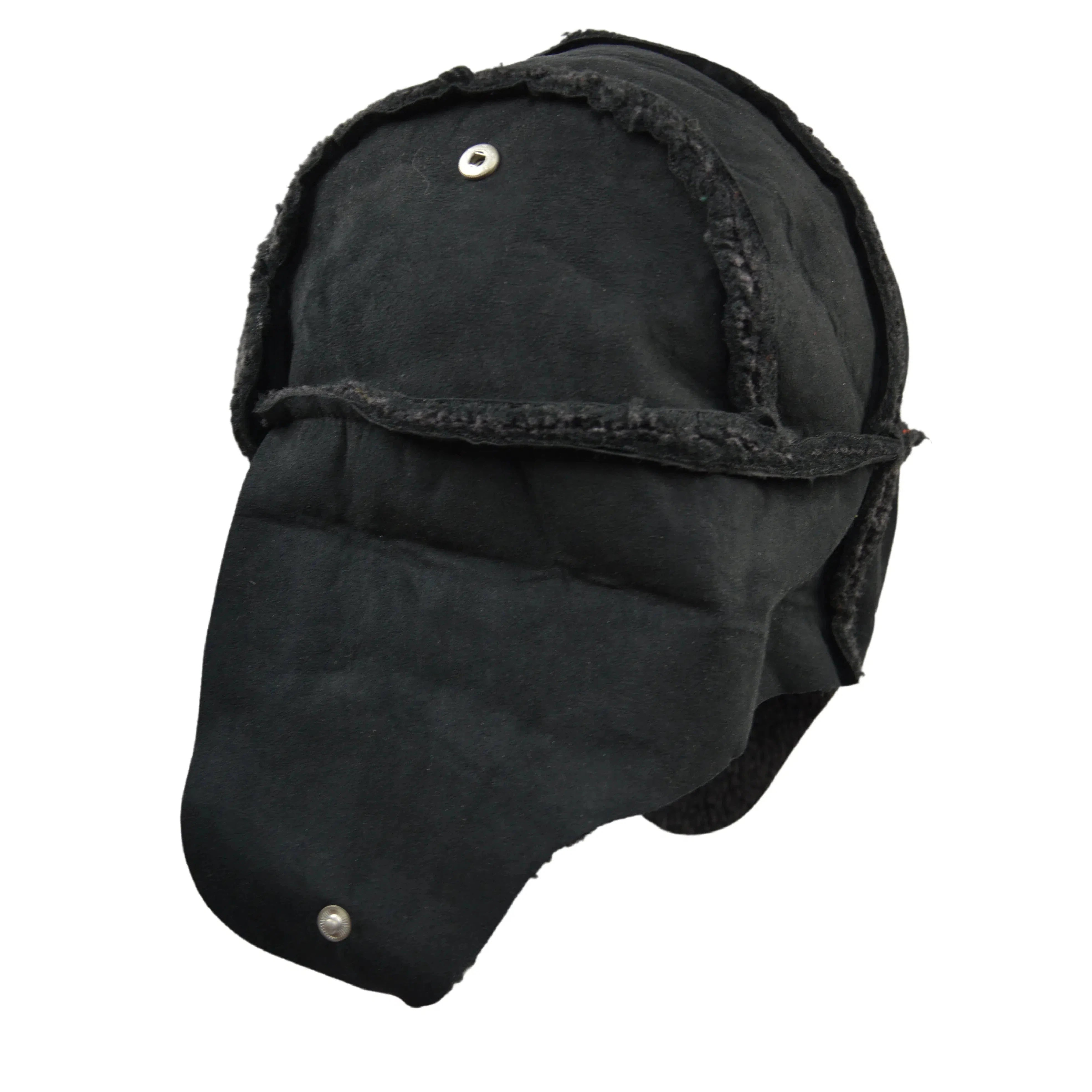 Bauer Spotlight Fargo Black Fleece Lined Hockey Trapper Winter Hat