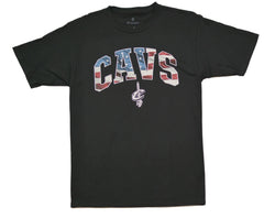 Cleveland Cavaliers Americana NBA Black Graphic T-Shirt