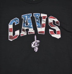 Cleveland Cavaliers Americana NBA Black Graphic T-Shirt