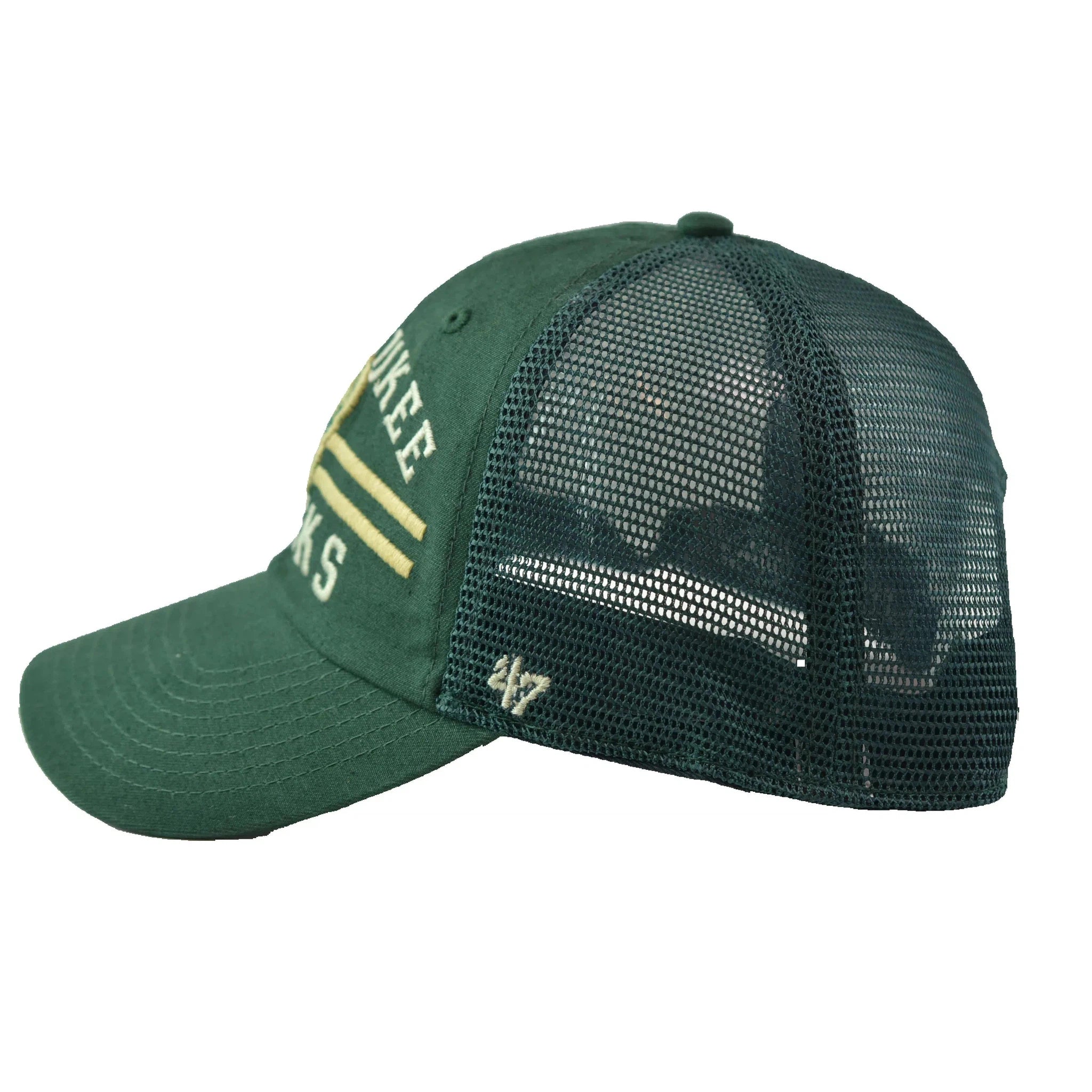 Milwaukee Bucks NBA '47 Clean Up Mesh Back Cap, Snapback Hat