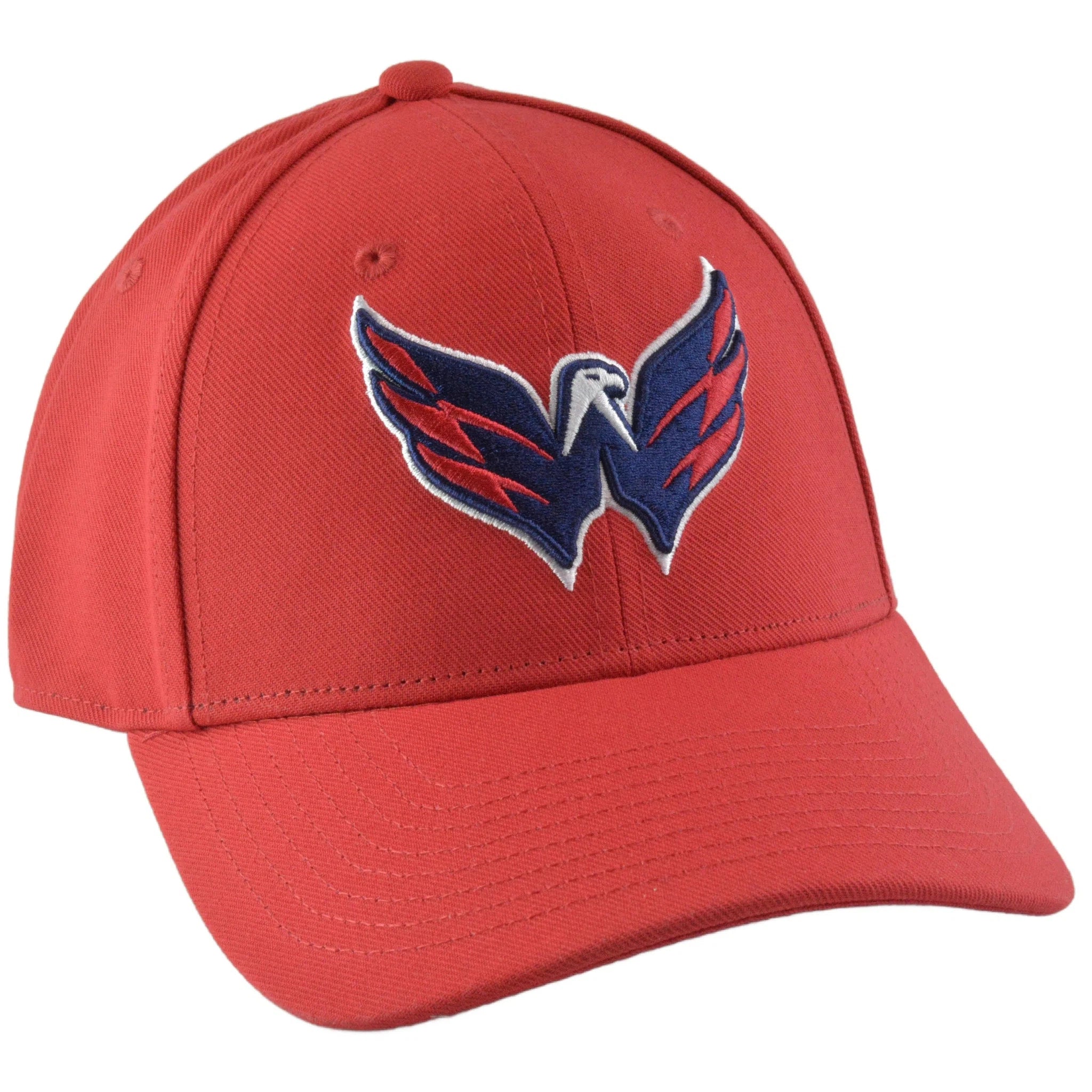 Washington Capitals NHL Core Logo Red Adjustable Hockey Hat by Fanatics