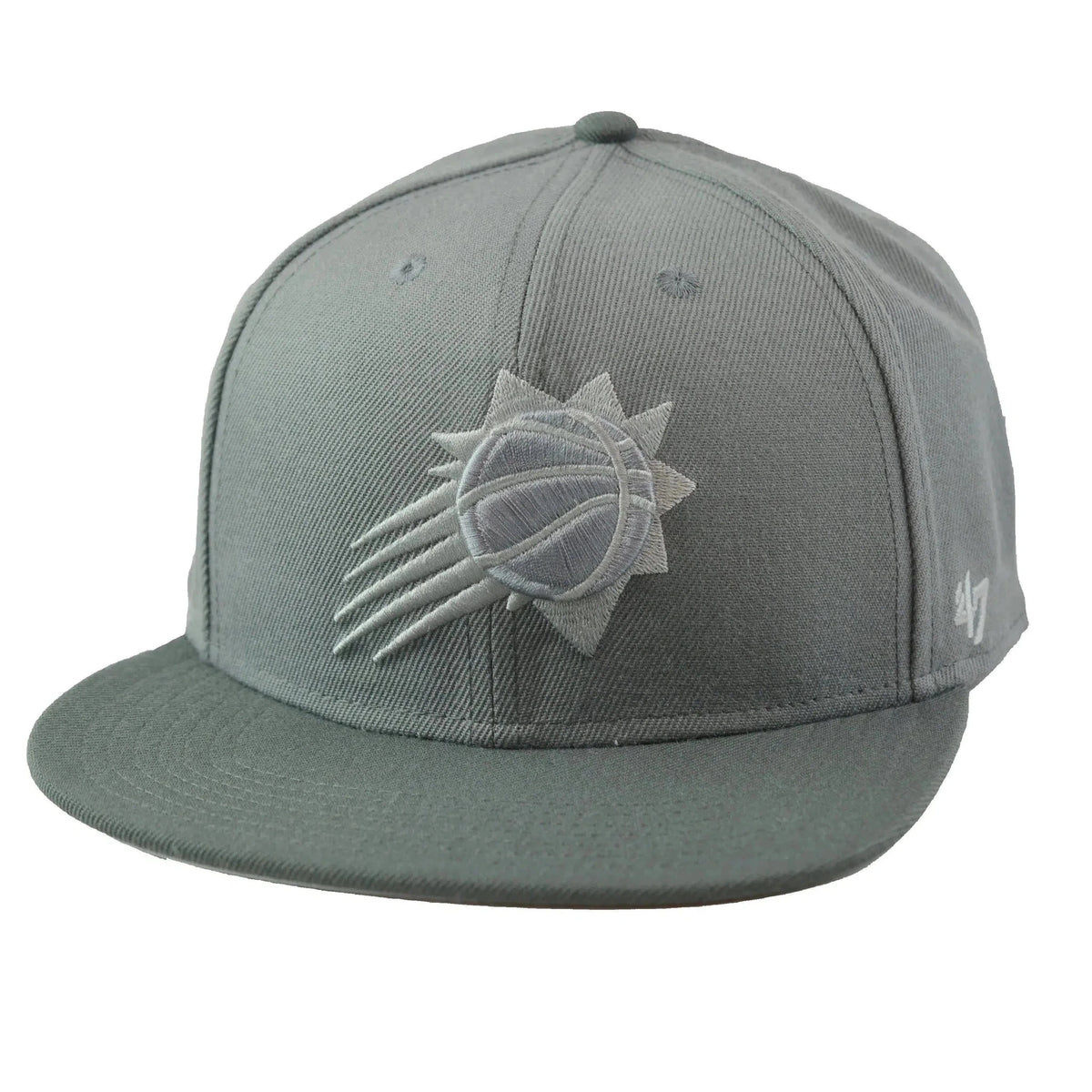 Phoenix Suns NBA '47 Sure Shot Captain Gray Tonal Snapback Hat