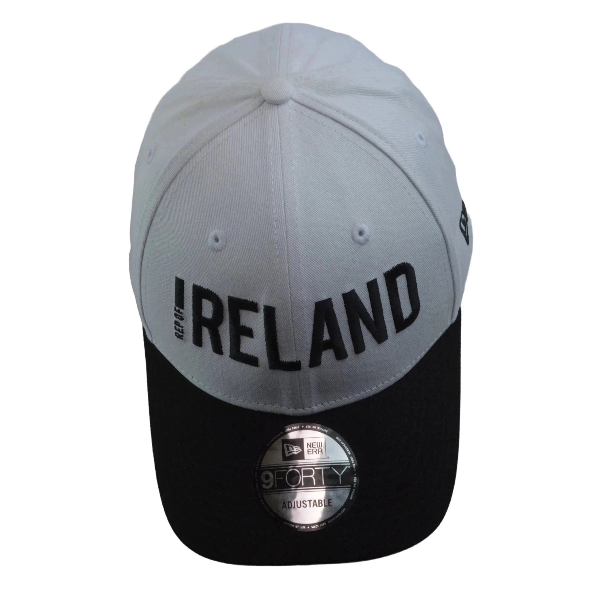 Ireland International Football Team New Era 9FORTY FAI White Adjustable Soccer Hat