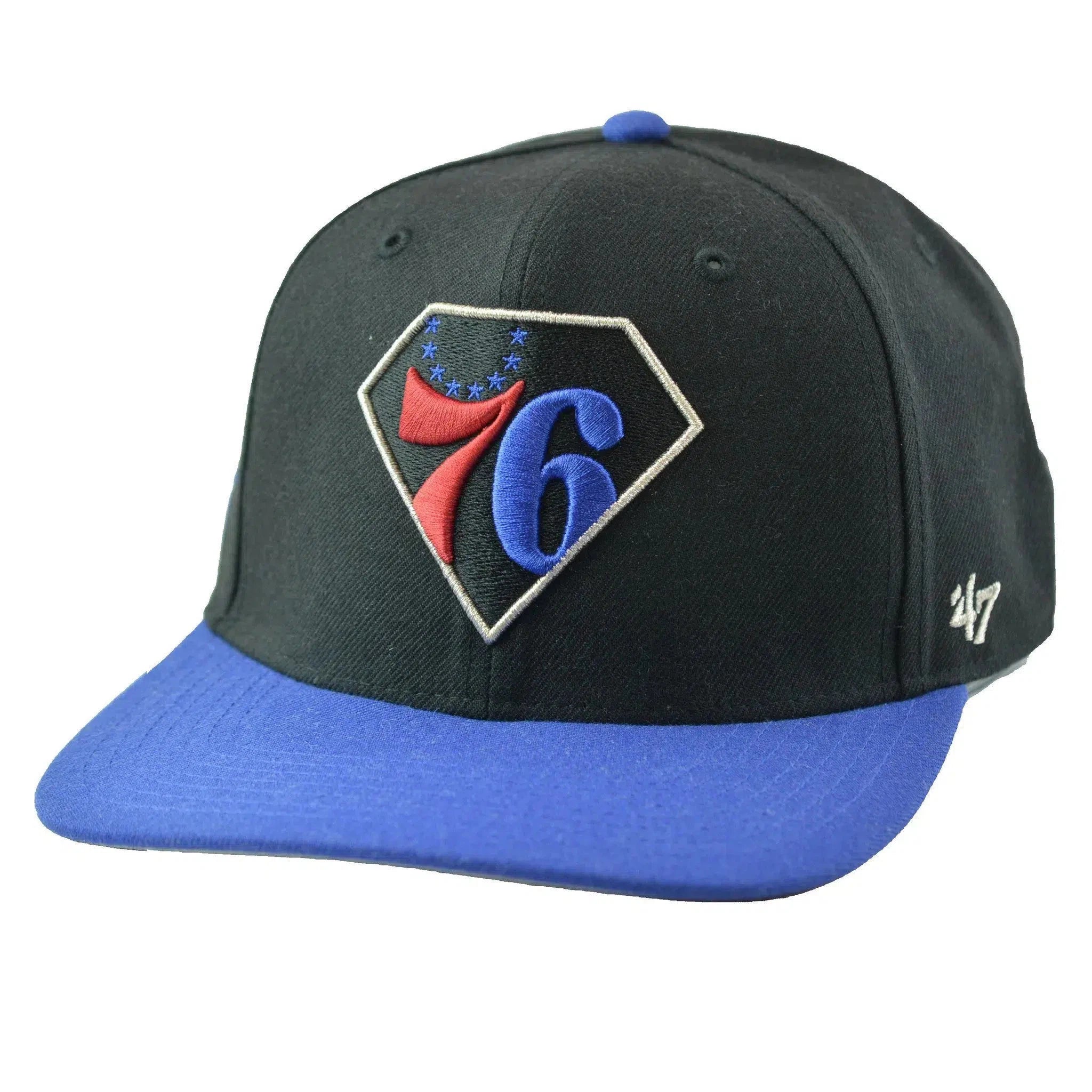 Philadelphia 76ers '47 NBA Carat 2Tone Captain Snapback Hat