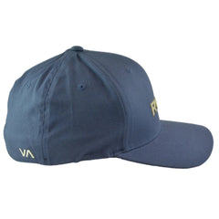 RVCA Solid Flex Blue Cap Stretch Fit L/XL Hat