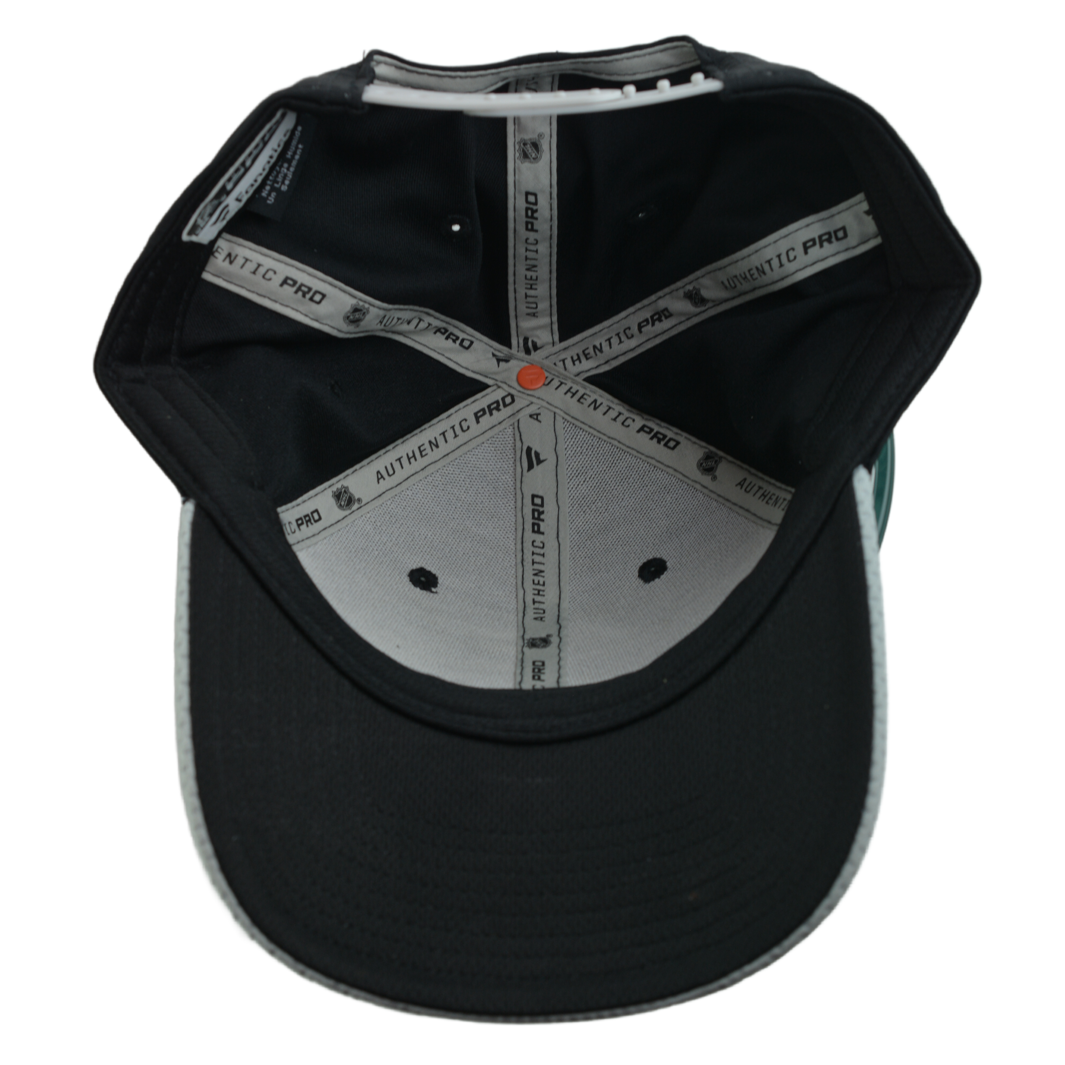 Seattle Kraken NHL Team Logo Men's Black & Gray Adjustable Hat by Fanatics Position 8