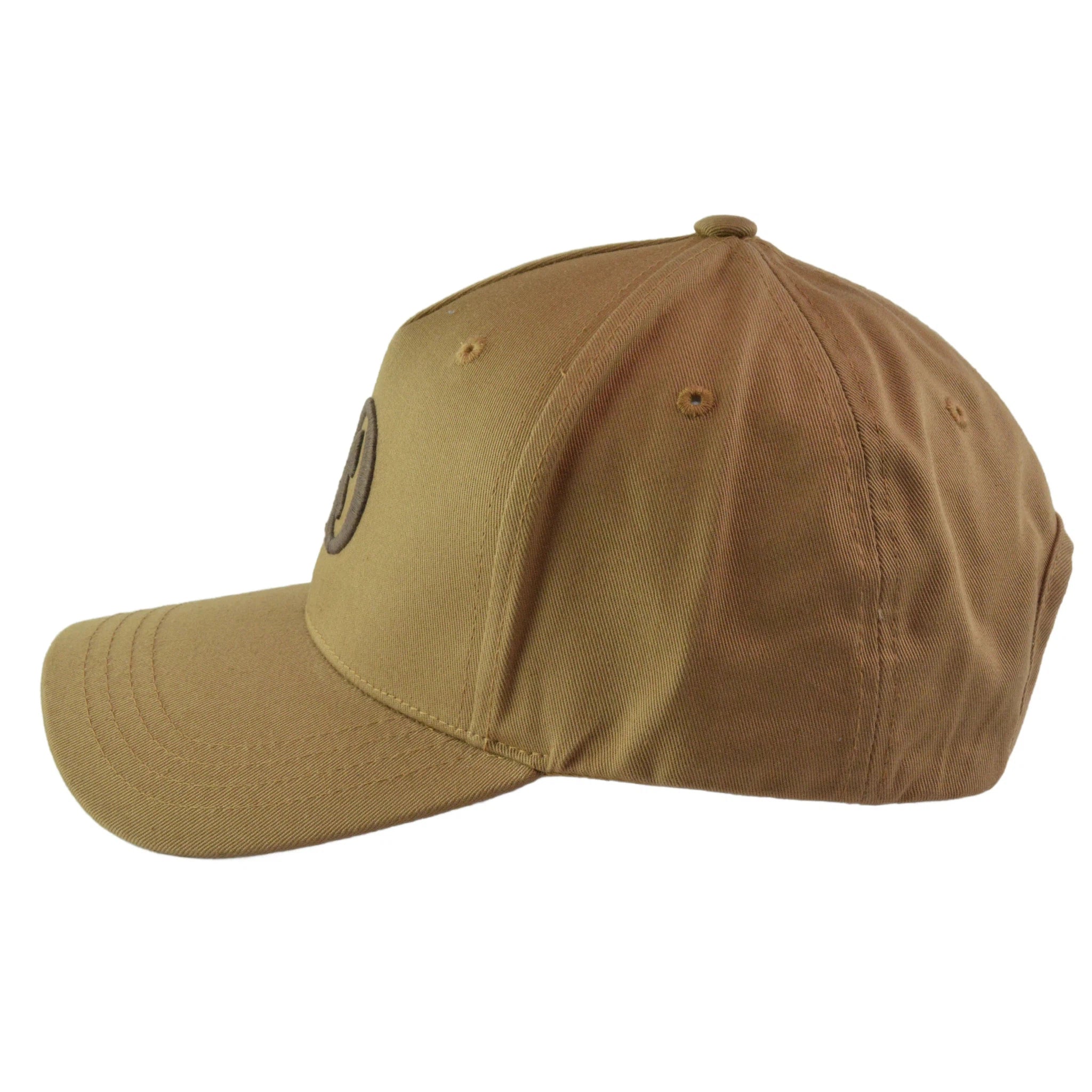 Tentrees Foxtrot Brown Altitude Logo Cork Brim Snapback Cap Adjustable Hat