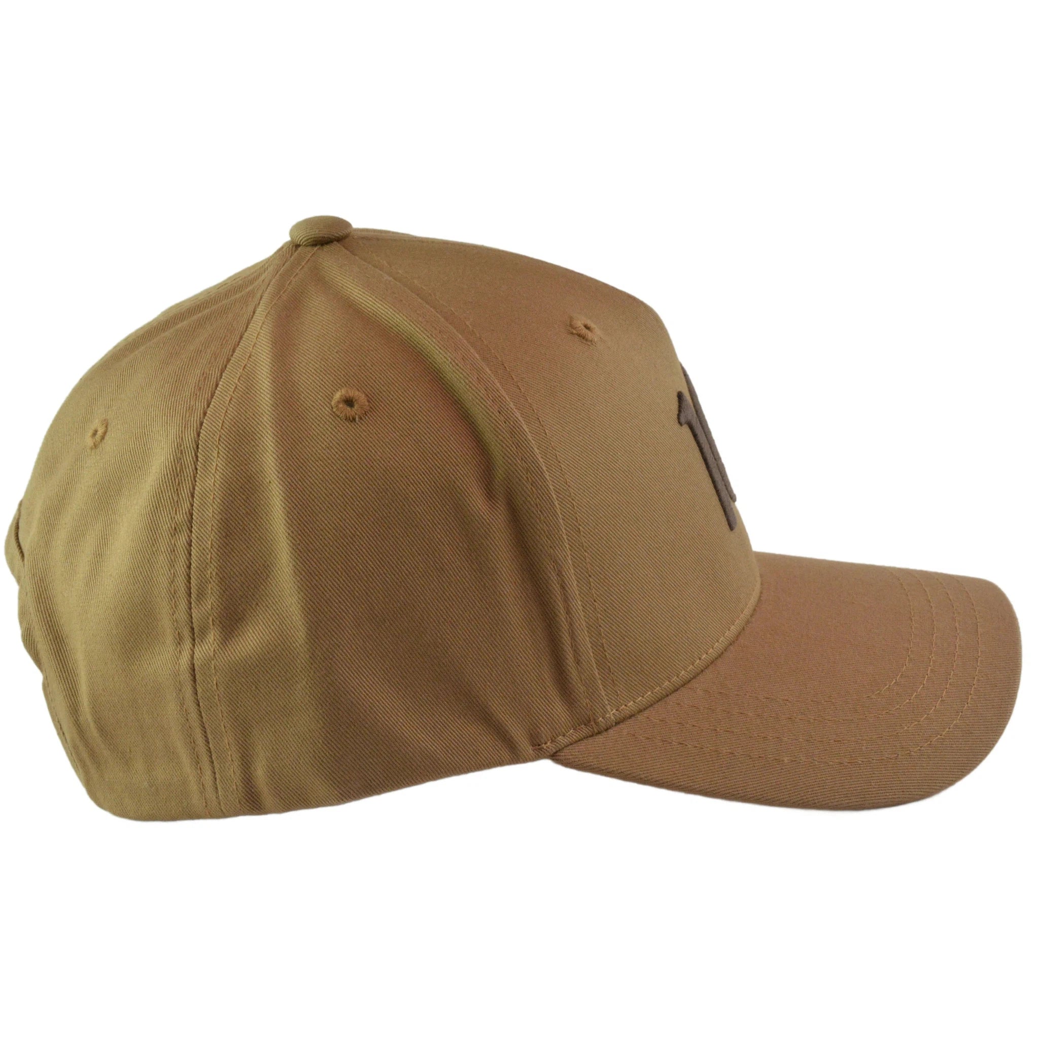 Tentrees Foxtrot Brown Altitude Logo Cork Brim Snapback Cap Adjustable Hat