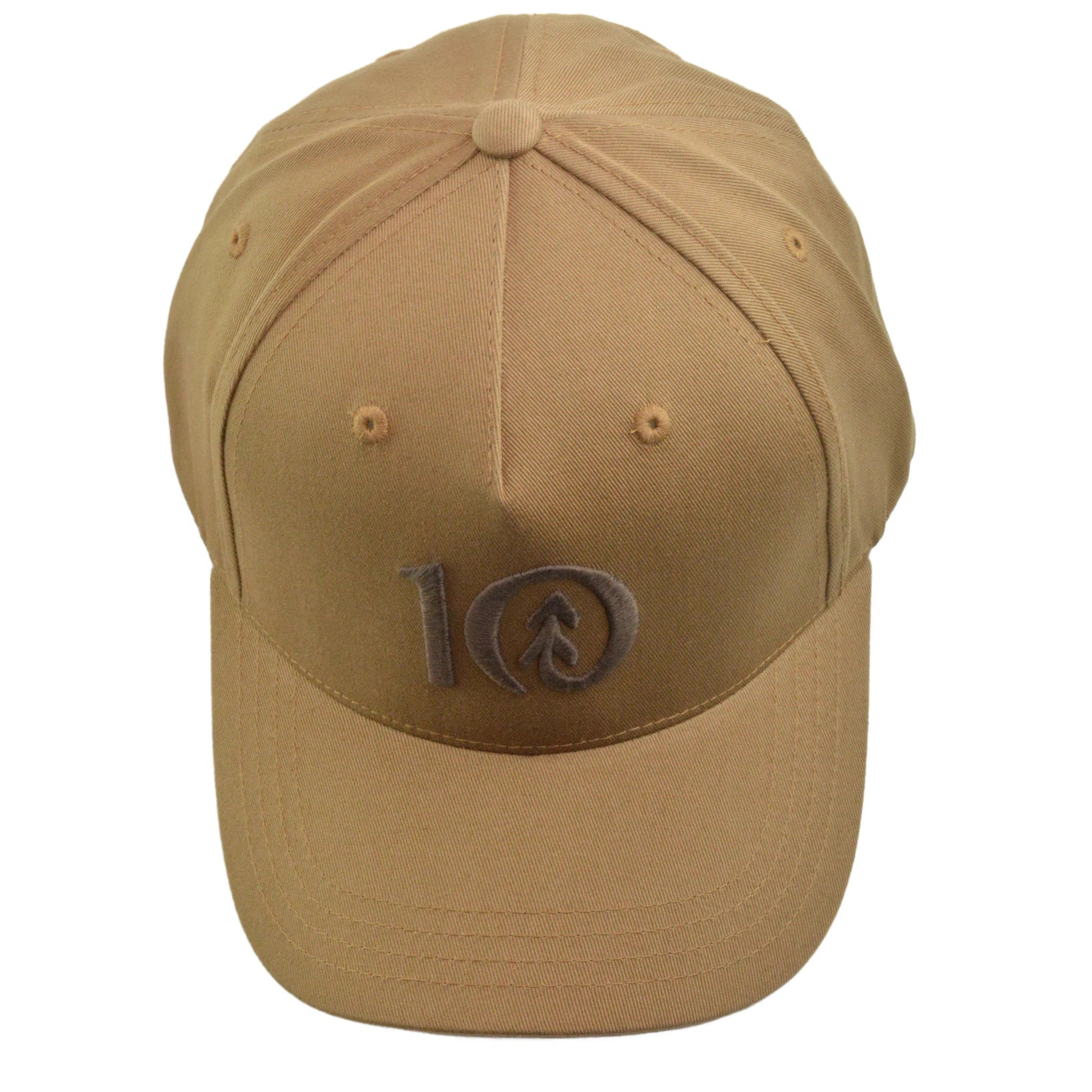 Tentrees Foxtrot Brown Altitude Logo Cork Brim Snapback Cap Adjustable Hat