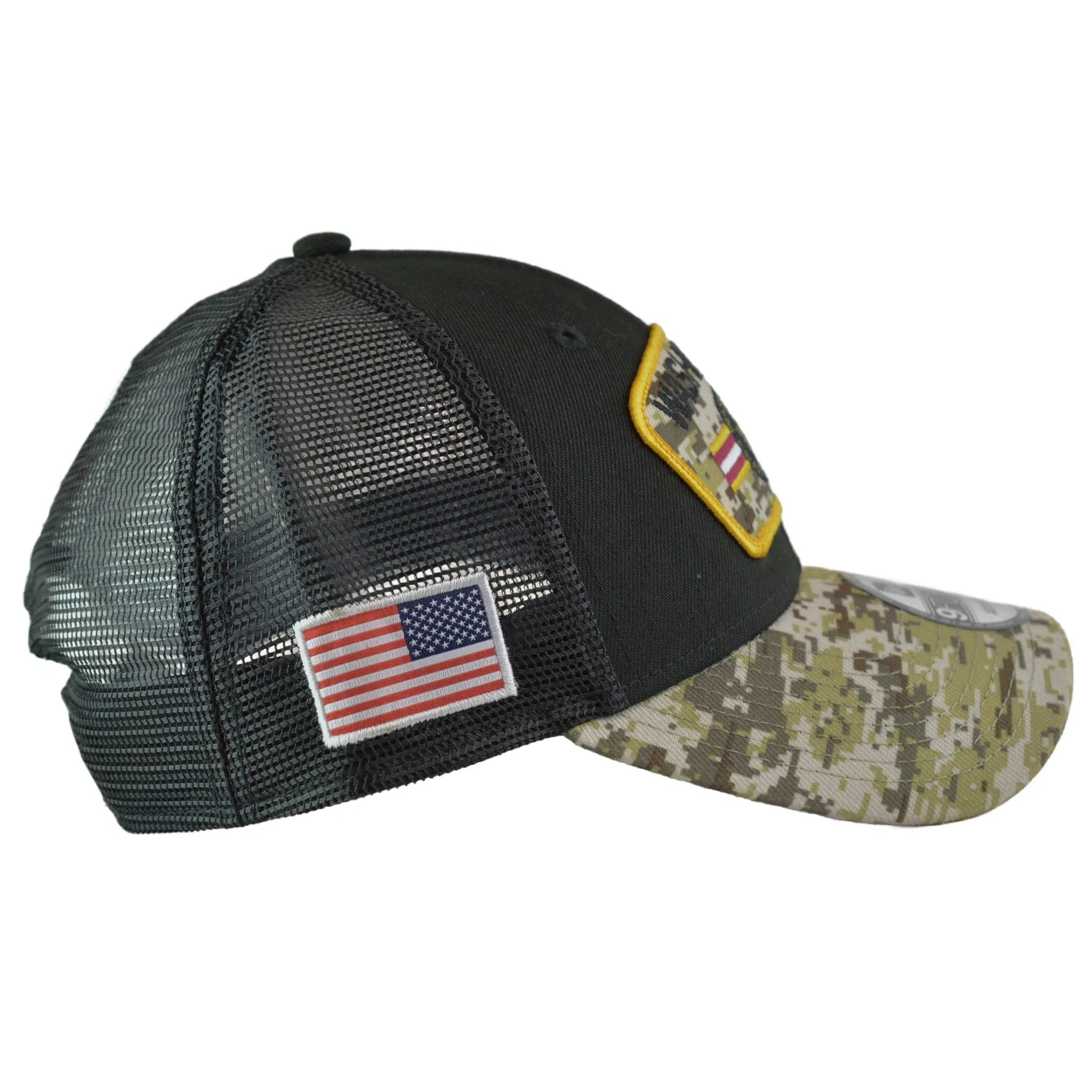 Washington Football Team New Era 940 Salute To Service Black & Camo Mesh Back Adjustable Men's Snapback Hat