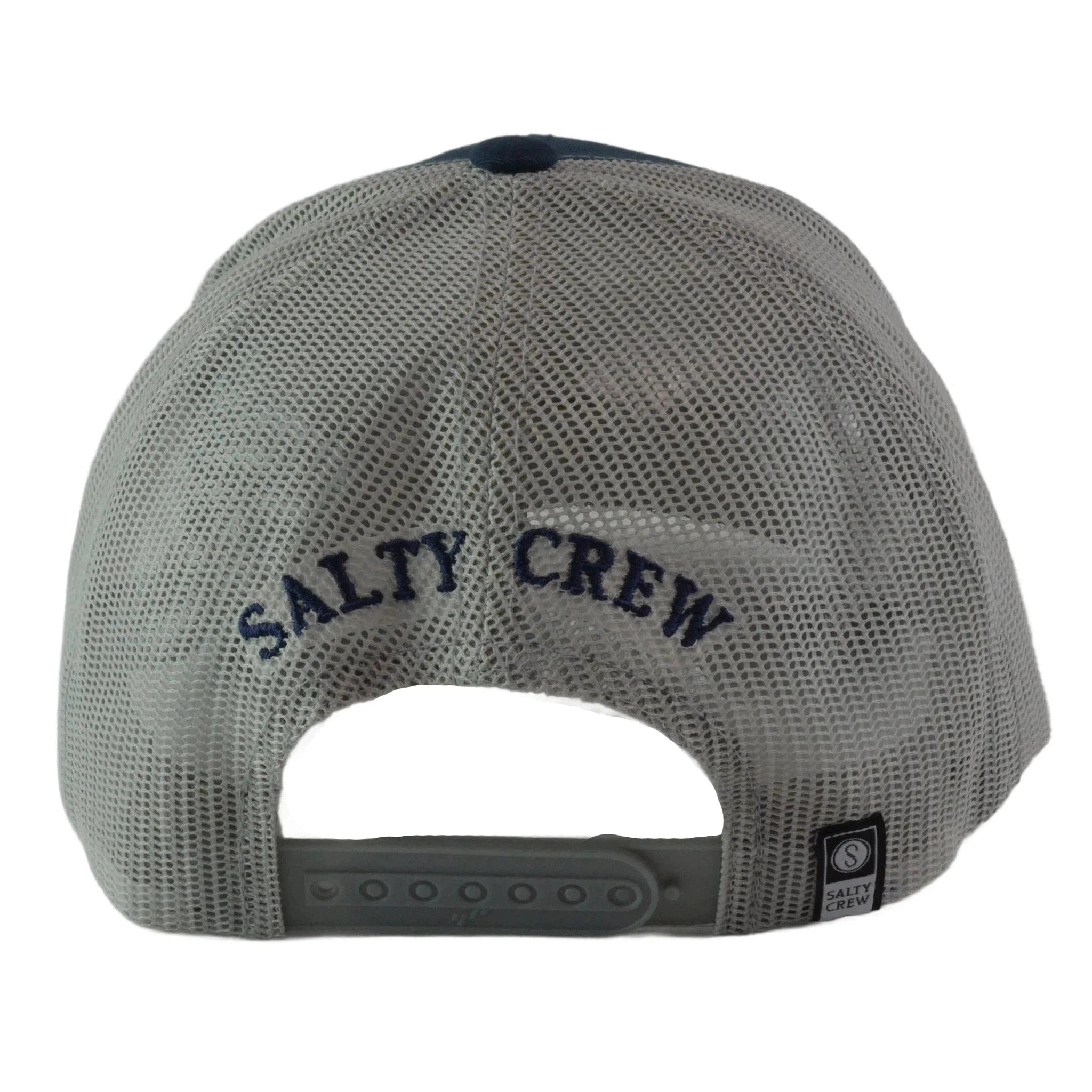 Salty Crew Florida Retro Patch Trucker Adjustable Mesh Back White & Blue Snapback Hat