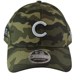 Chicago Cubs 9FORTY MLB Stretch Snap Armed Forces Day Adjustable Camouflage Baseball Hat