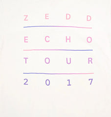 Zedd Echo Tour EDM White T-Shirt - Official DJ Merch
