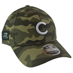 Chicago Cubs 9FORTY MLB Stretch Snap Armed Forces Day Adjustable Camouflage Baseball Hat