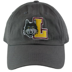 Loyola Chicago Ramblers Relaxed Fit Men's Gray Adjustable Dad Hat by Top of the World