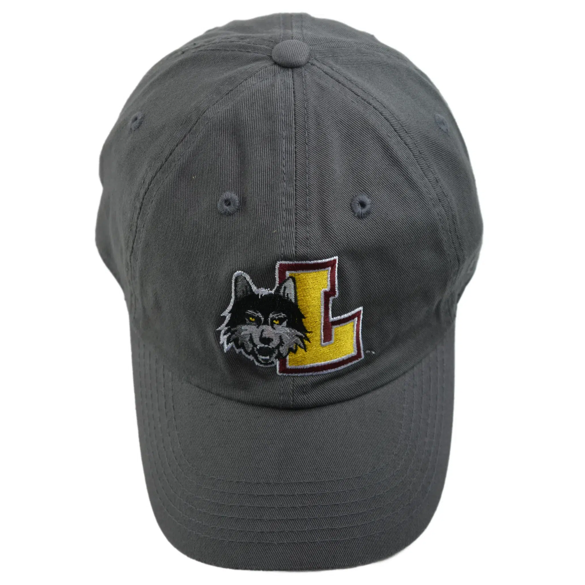 Loyola Chicago Ramblers Relaxed Fit Men's Gray Adjustable Dad Hat by Top of the World