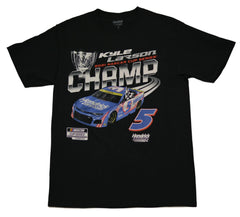 Kyle Larson #1 Spot NASCAR Cup Series Champ Black T-Shirt