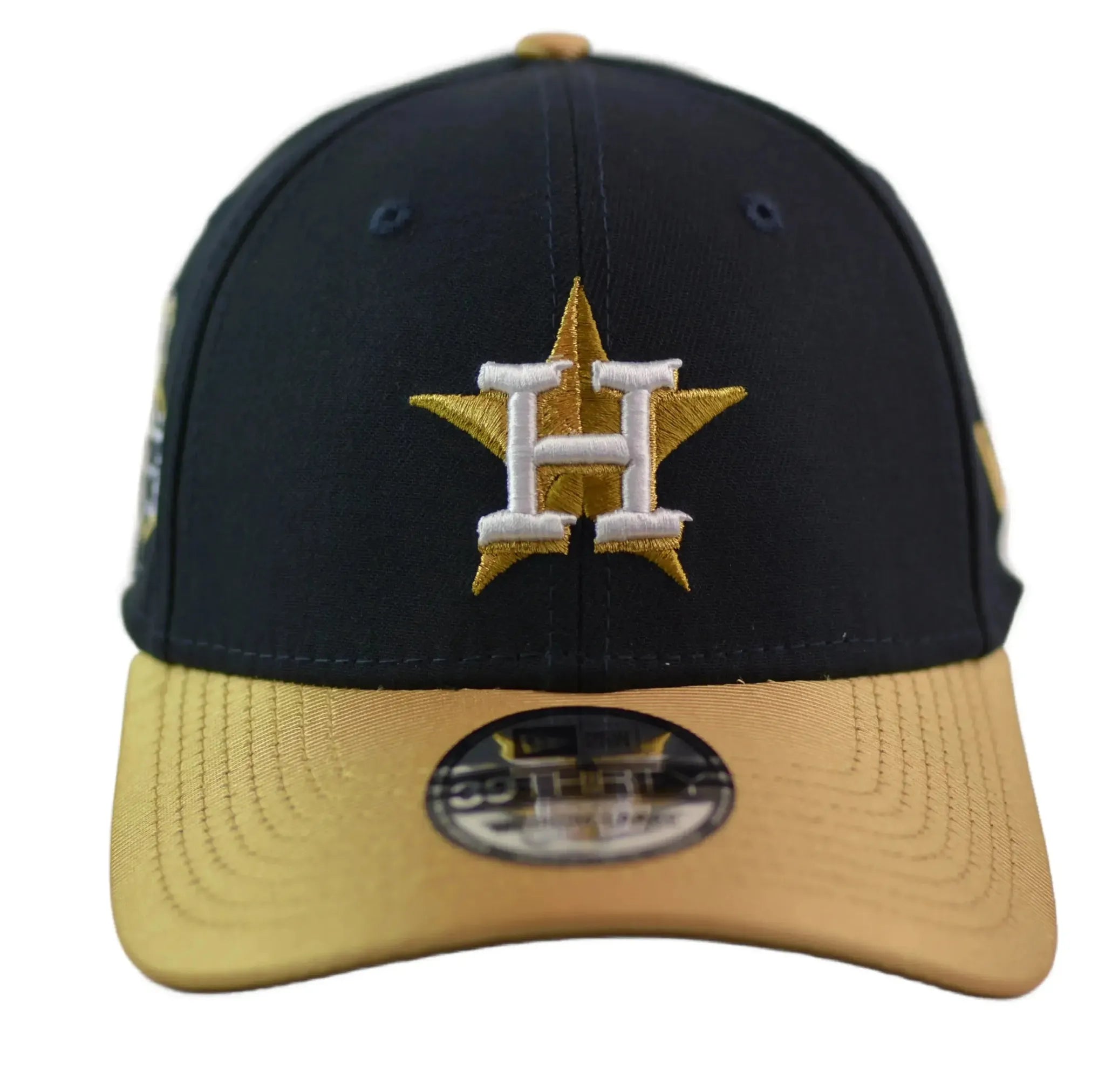 Houston Astros New Era 39THIRTY Gold Collection Flex Fit MLB Hat