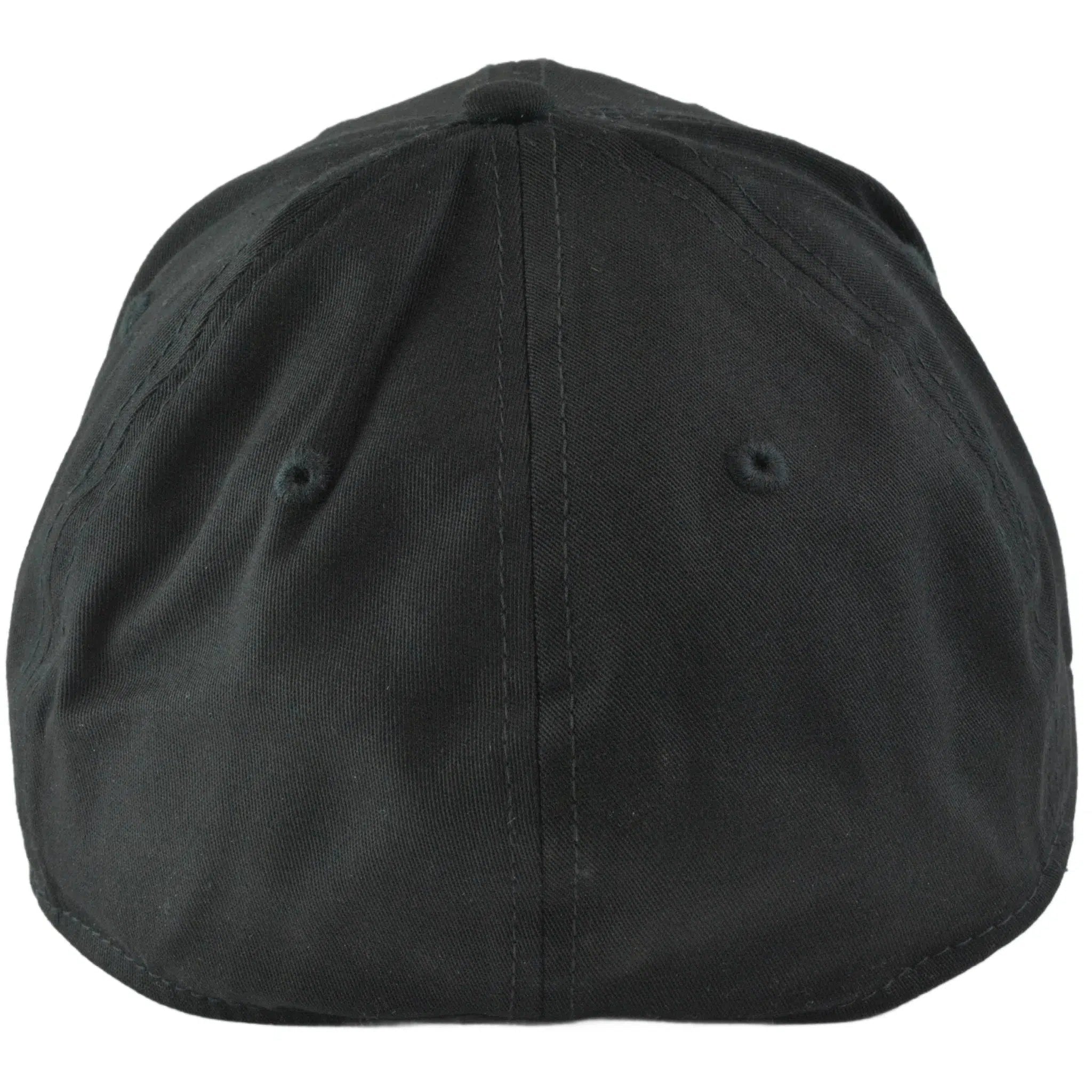 Quiksilver Mountain & Wave Black Logo Flex FIt Black Hat