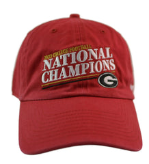 Georgia Bulldogs National Champions Red Dad Hat by ’47