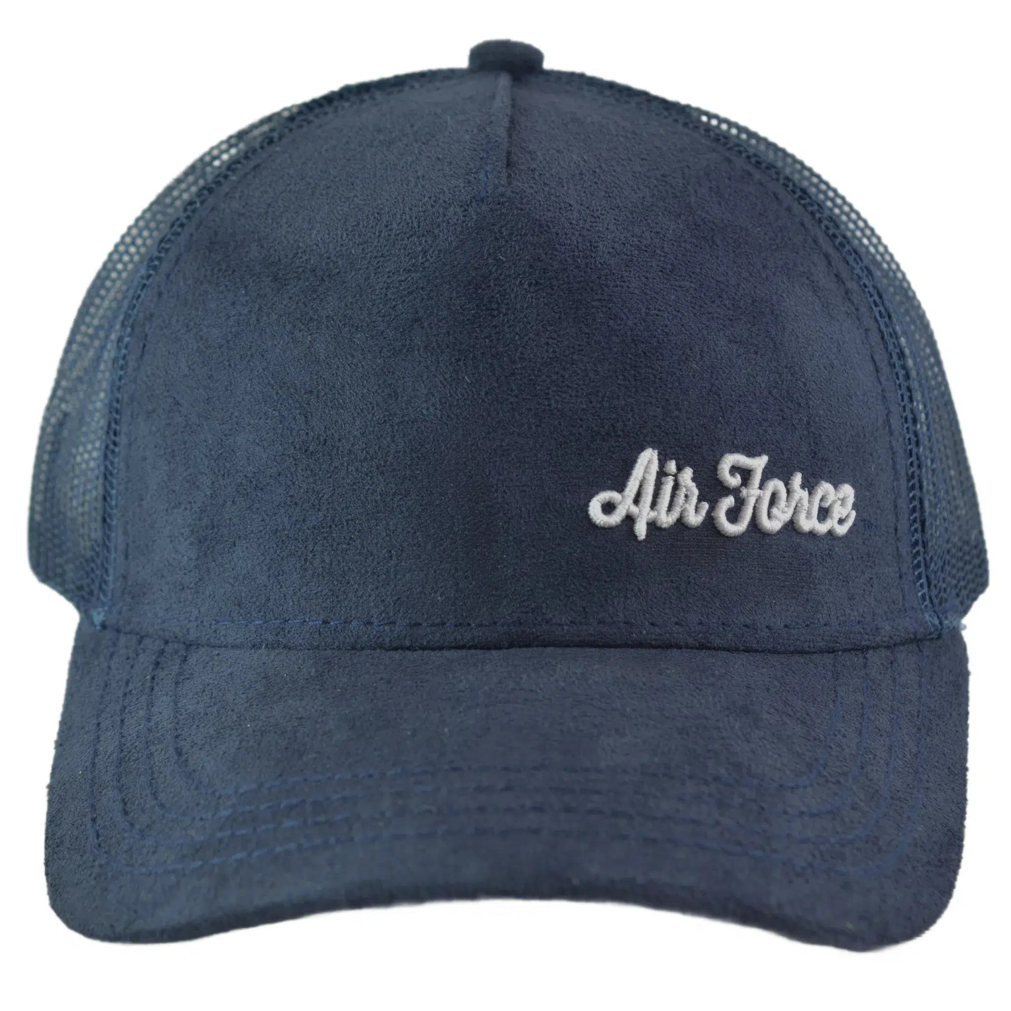 United States Air Force USAF Falcons Women's Blue Suede Mesh back Adjustable NCAA Hat by Legacy