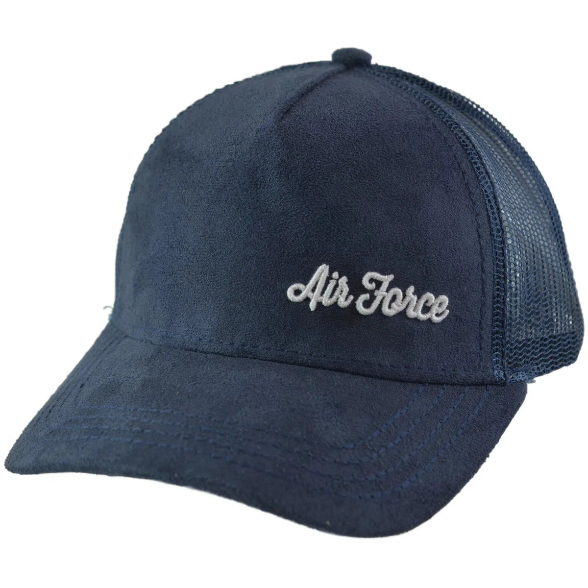 United States Air Force USAF Falcons Women's Blue Suede Mesh back Adjustable NCAA Hat by Legacy