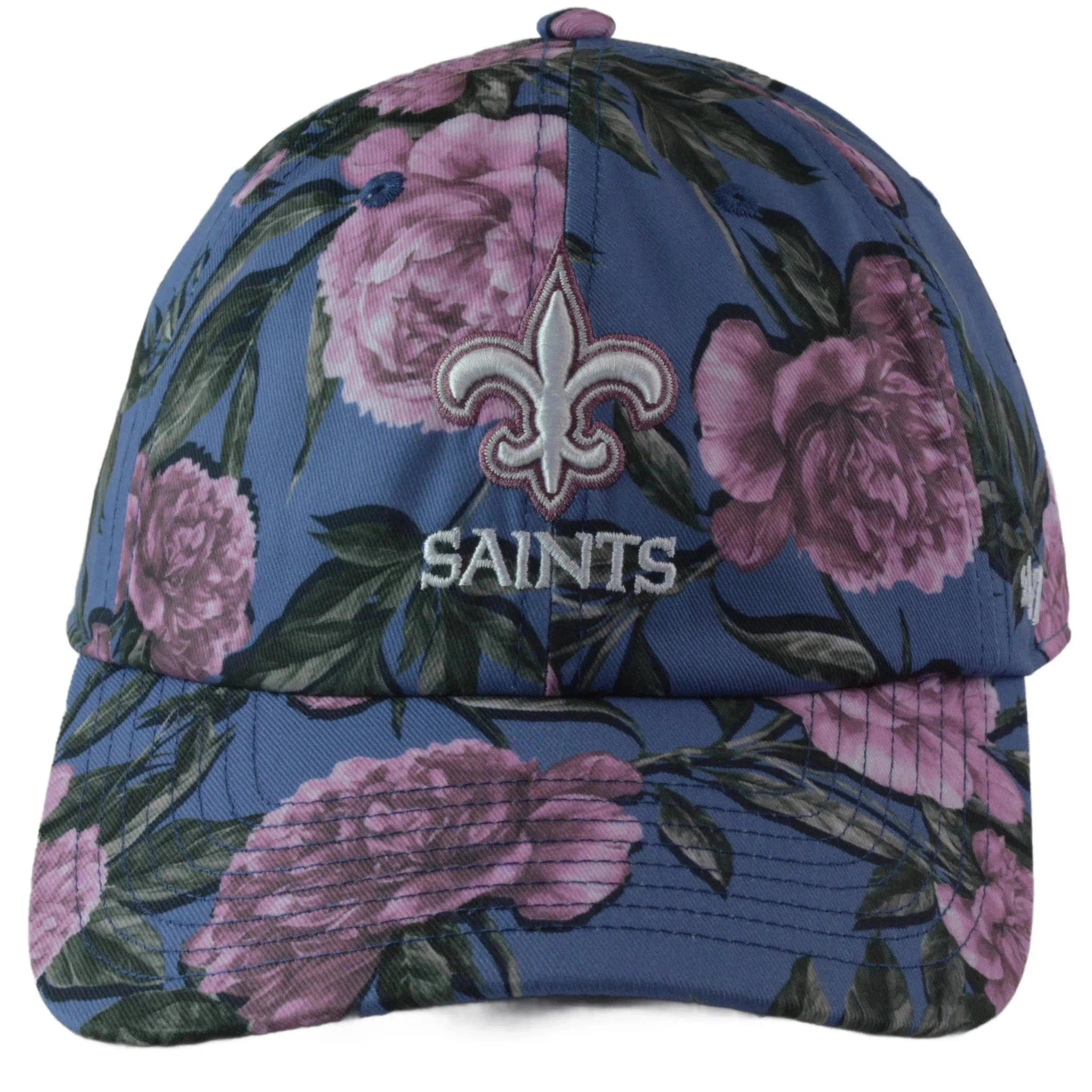 '47 New Orleans Saints NFL Team Logo Peony Adjustable Women's Football Hat